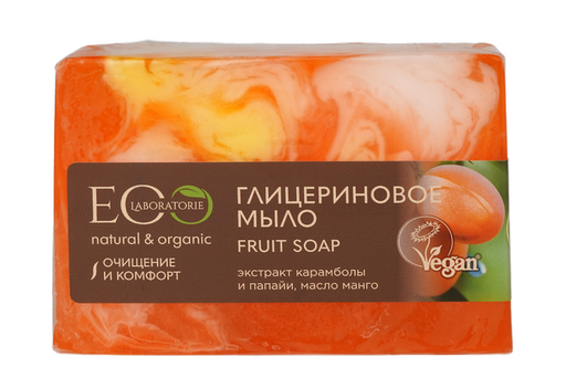 EcoLab Мыло глицериновое Fruit Soap, мыло, 130 г, 1 шт.