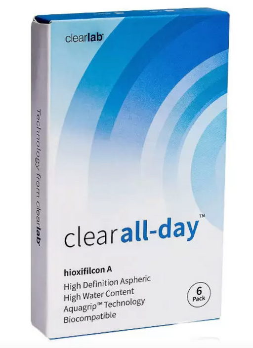 ClearLab Clear All-Day Линзы контактные, BC=8.6 d=14.2, D(-9.50), 6 шт.