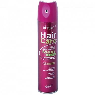 Витэкс Hair Care Professional Лак для волос Maxi объем, лак для волос, 300 мл, 1 шт.