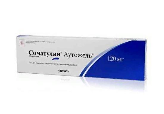 Соматулин Аутожель, 120 мг, гель для подкожного введения .