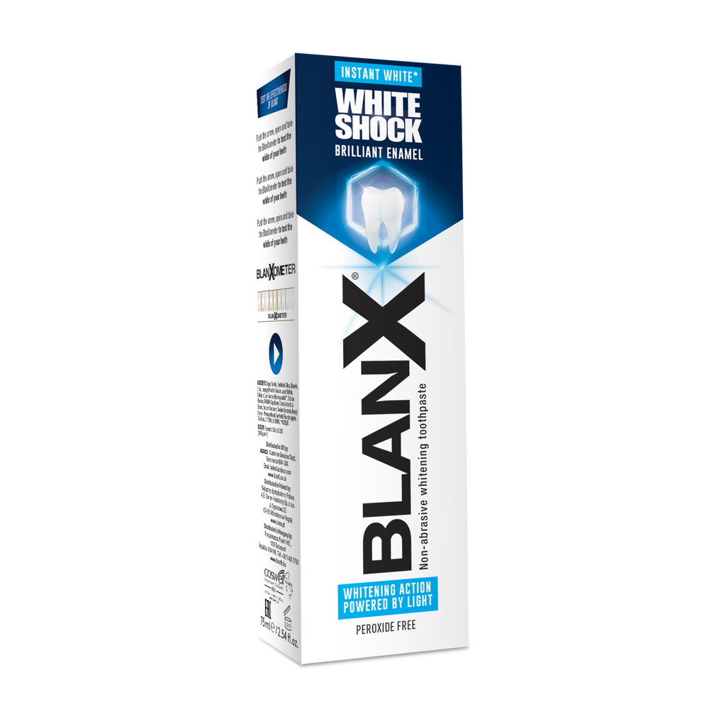 фото упаковки Blanx White Shock Паста зубная отбеливающая