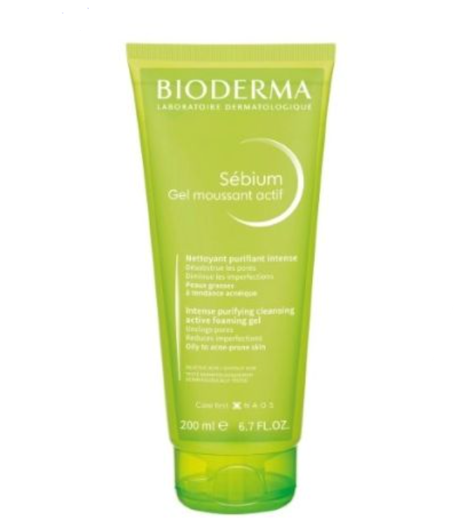 фото упаковки Bioderma Sebium Гель Актив для лица очищающий