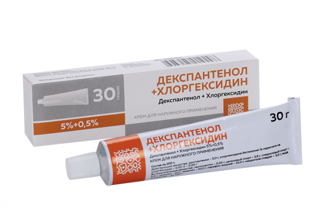 фото упаковки Декспантенол+Хлоргексидин