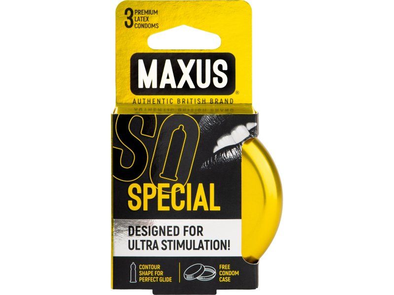 фото упаковки Maxus Special Презервативы ребристые с точками
