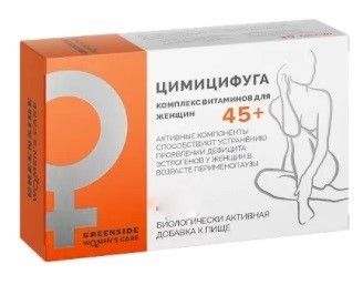 фото упаковки Цимицифуга с комплексом витаминов для женщин 45+