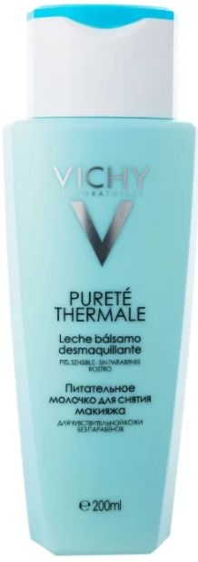 фото упаковки Vichy Purete Thermale питательное молочко для снятия макияжа