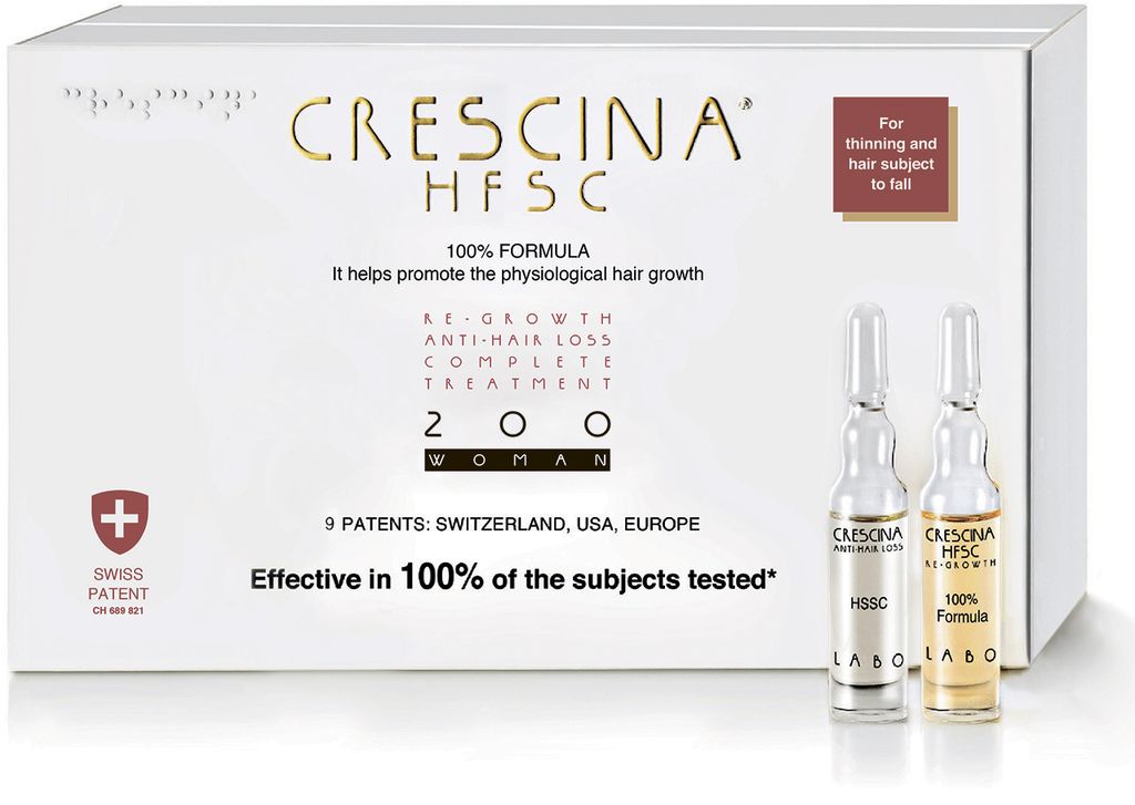 фото упаковки Crescina 200 HFSC Ампулы для стимуляции роста волос