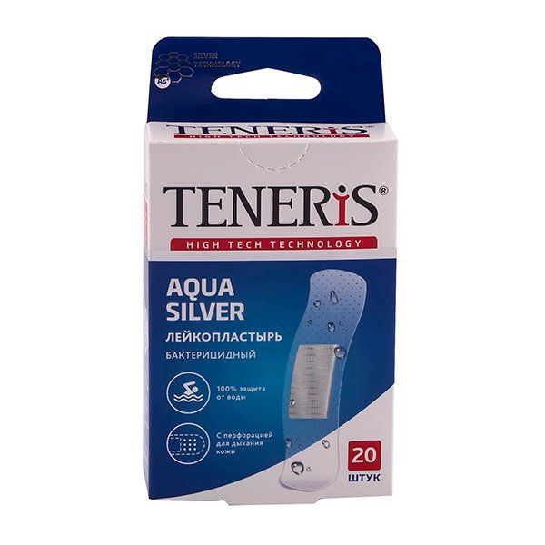 фото упаковки Teneris Aqua Silver Лейкопластырь прозрачный