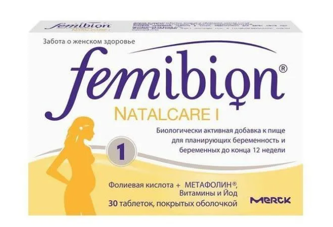 Фемибион Наталкер 1, таблетки, покрытые оболочкой, 30 шт.