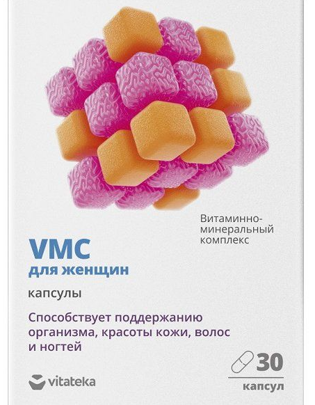 фото упаковки Витатека VMC Витаминно-минеральный комплекс для женщин