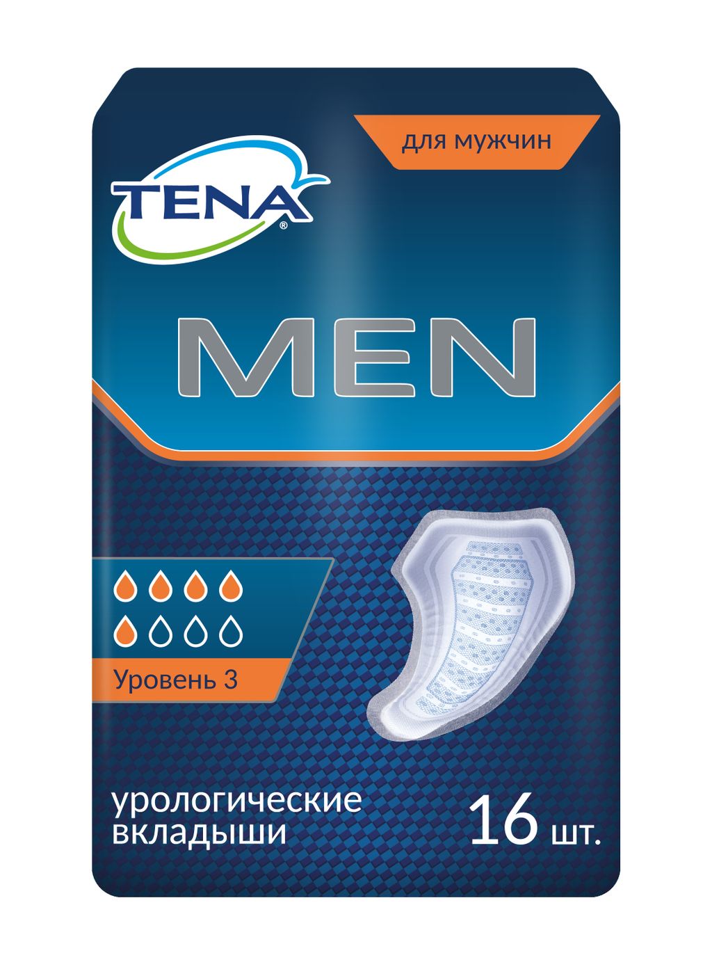 фото упаковки Tena Men вкладыши урологические уровень 3
