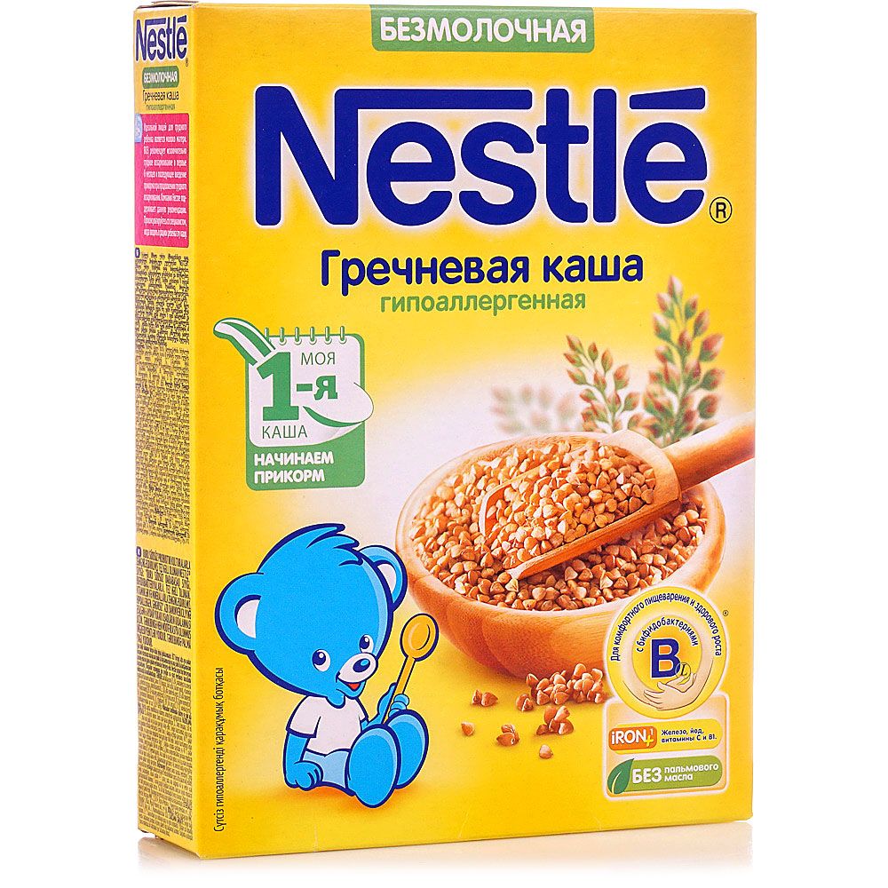Nestle® Безмолочная гречневая каша с черносливом, 200гр