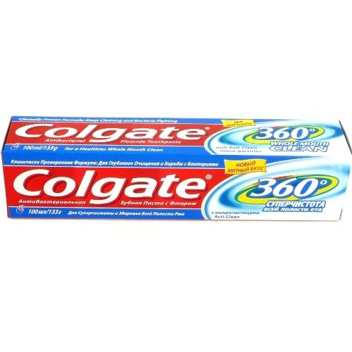 фото упаковки Colgate 360&deg; Суперчистота всей полости рта зубная паста