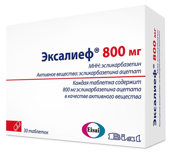 Эксалиеф, 800 мг, таблетки, 30 шт.  по выгодной цене  .