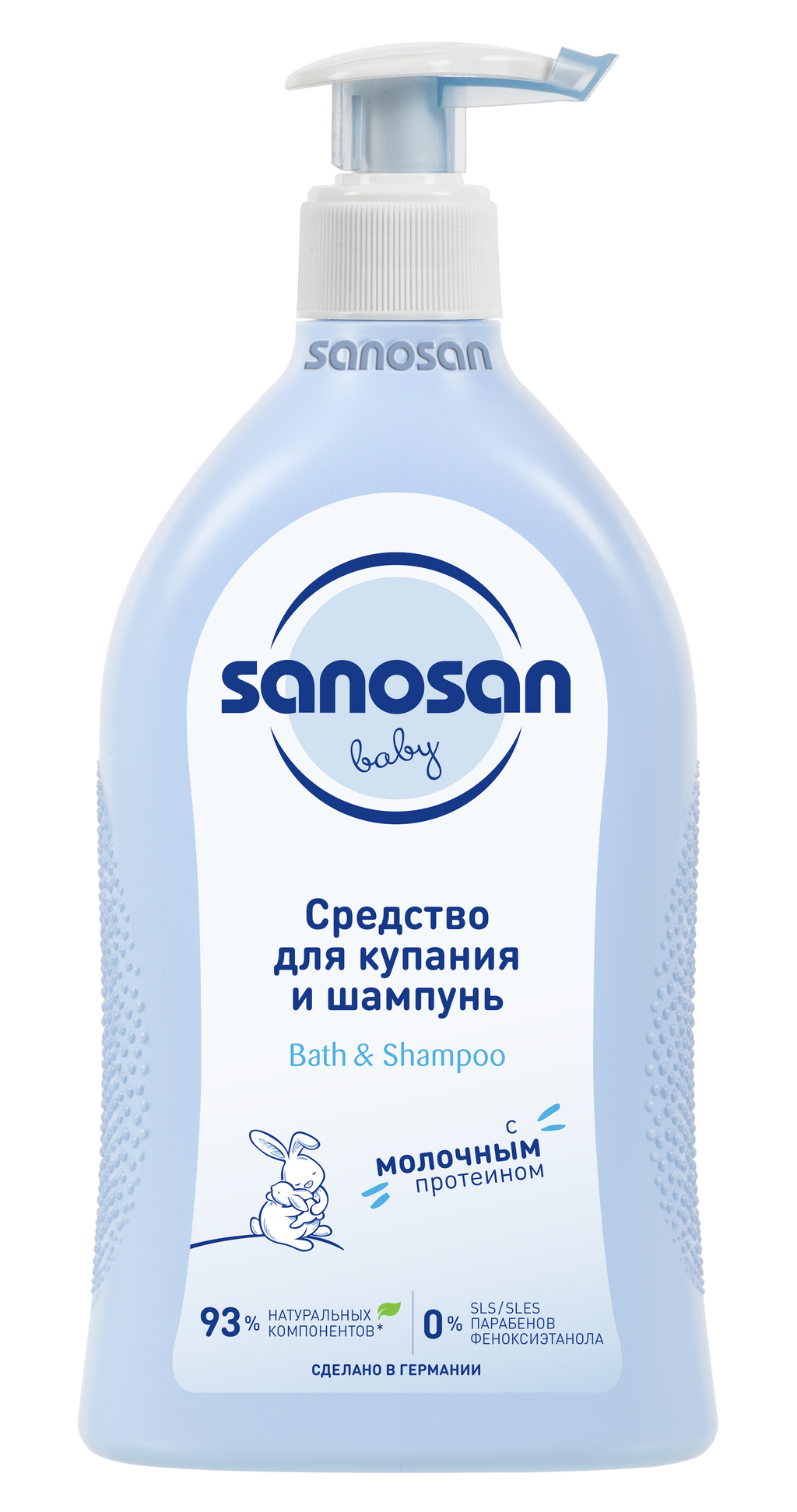 Sanosan Baby Средство для купания и шампунь, 500 мл, 1 шт.
