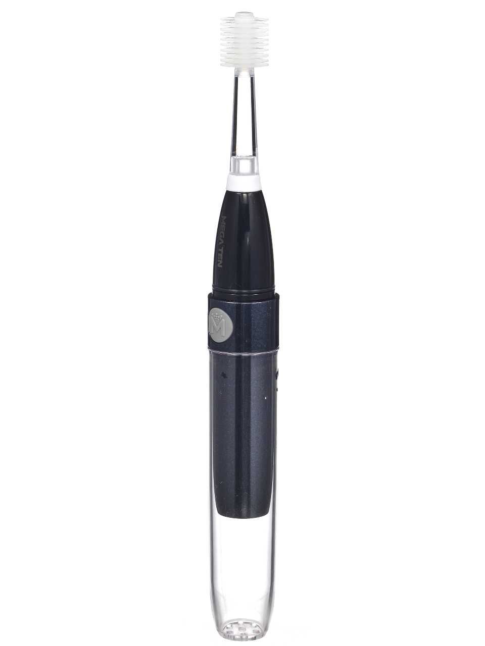 Mega Ten Lumi Щетка зубная электрическая для взрослых, щетка зубная электрическая, цвет черный, 1 шт.