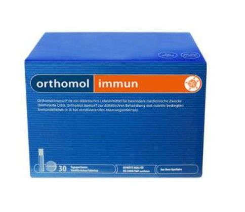 фото упаковки Orthomol Immun набор бутылочка питьевая+таблетки