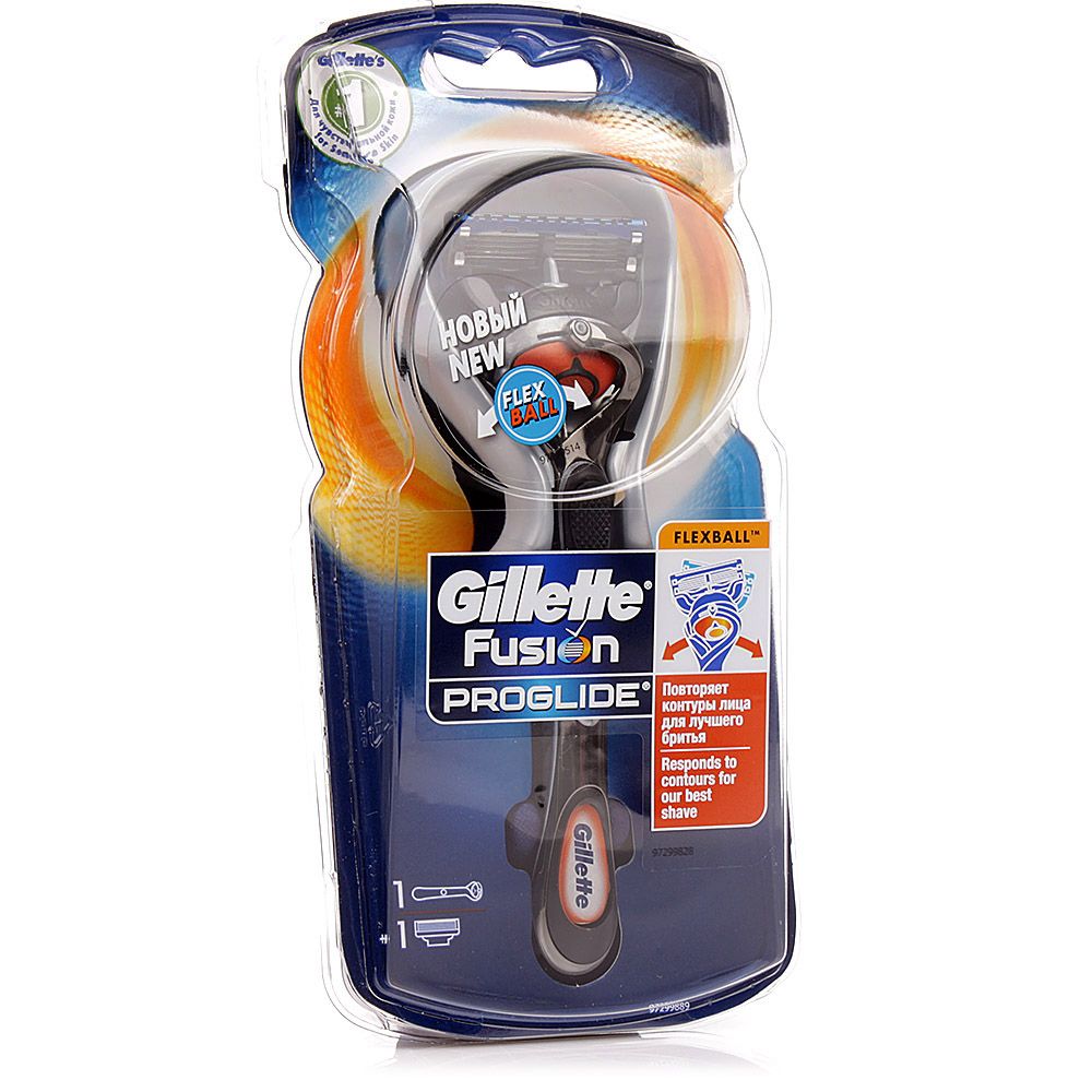 Gillette Fusion ProGlide Flexball Станок с 1 сменной кассетой, 1 шт. купить по цене от 635 руб в Москве, заказать с доставкой в аптеку, инструкция по применению, отзывы, аналоги, Procter & Gamble