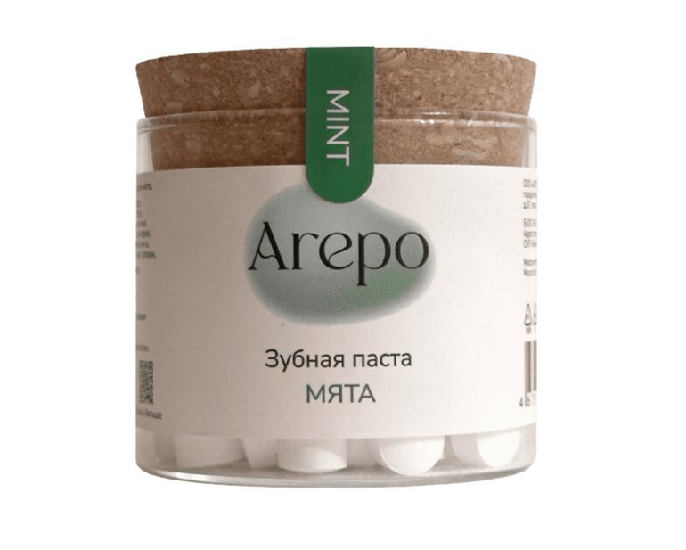 фото упаковки Arepo Паста зубная в таблетках