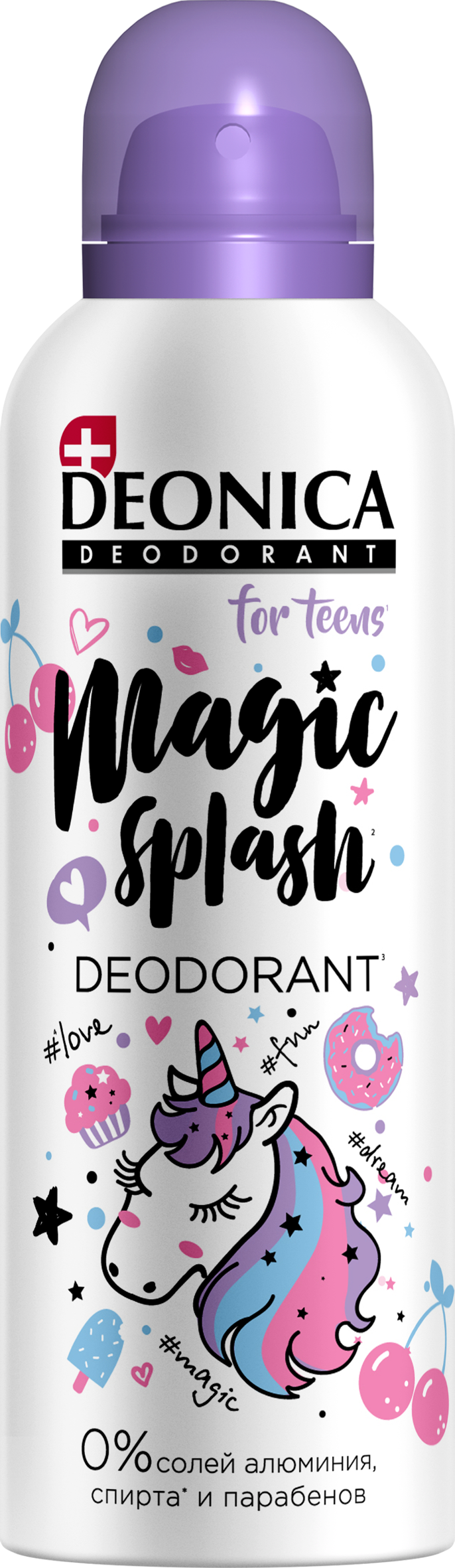 фото упаковки Deonica for teens дезодорант-спрей Magic Splash