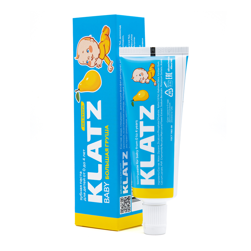 фото упаковки Klatz Baby Зубная паста для детей
