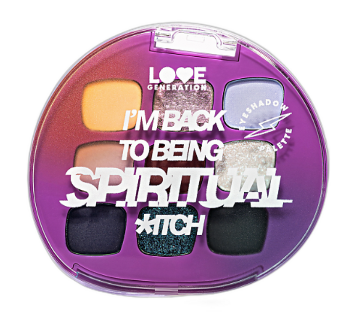 фото упаковки Love Generation Палетка теней для век Eyeshadow Palette I’m back to being spiritual *itch