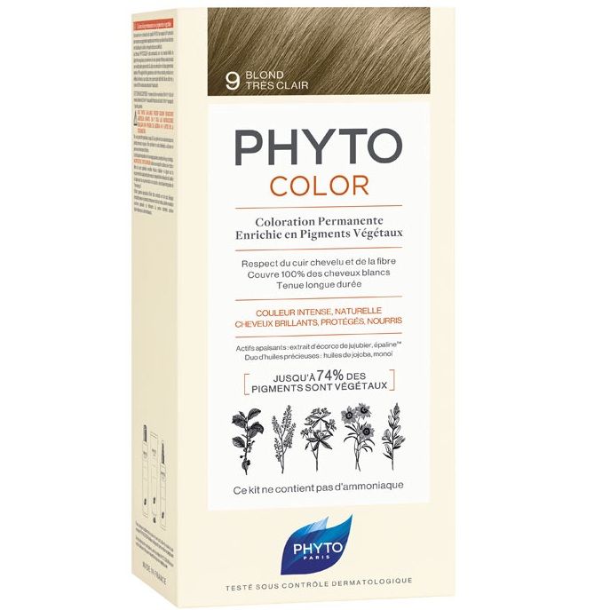 фото упаковки Phytosolba PhytoColor Краска 9 очень светлый блонд