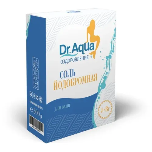 фото упаковки Dr Aqua Соль для ванн морская йодобромная