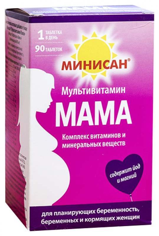 фото упаковки Минисан Мультивитамин Мама