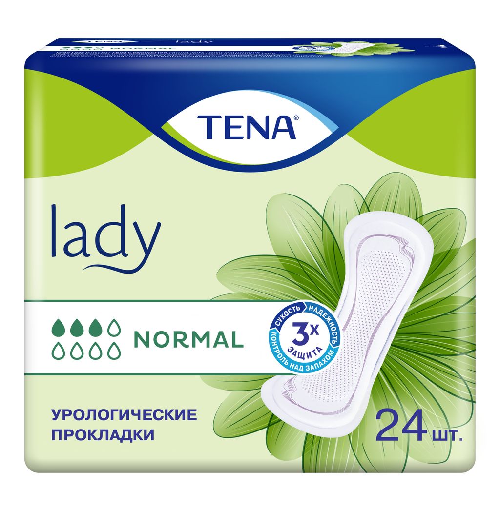 фото упаковки Прокладки урологические Tena Lady Normal