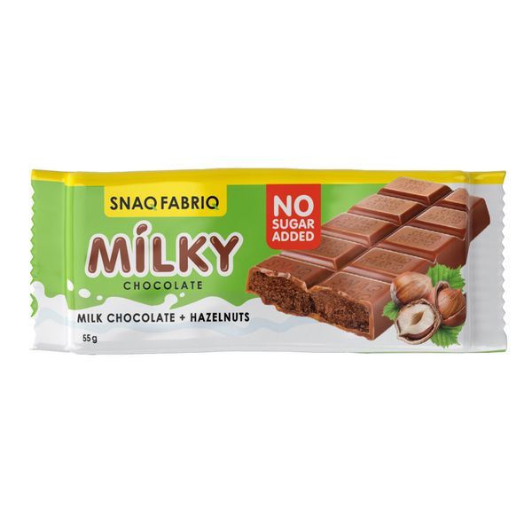 фото упаковки Snaq Fabriq Шоколад молочный с шоколадно-ореховой пастой