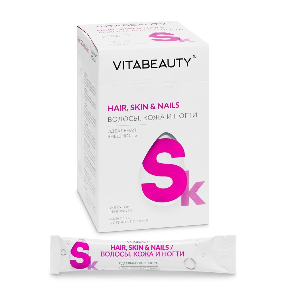 фото упаковки Vitabeauty Волосы, кожа и ногти