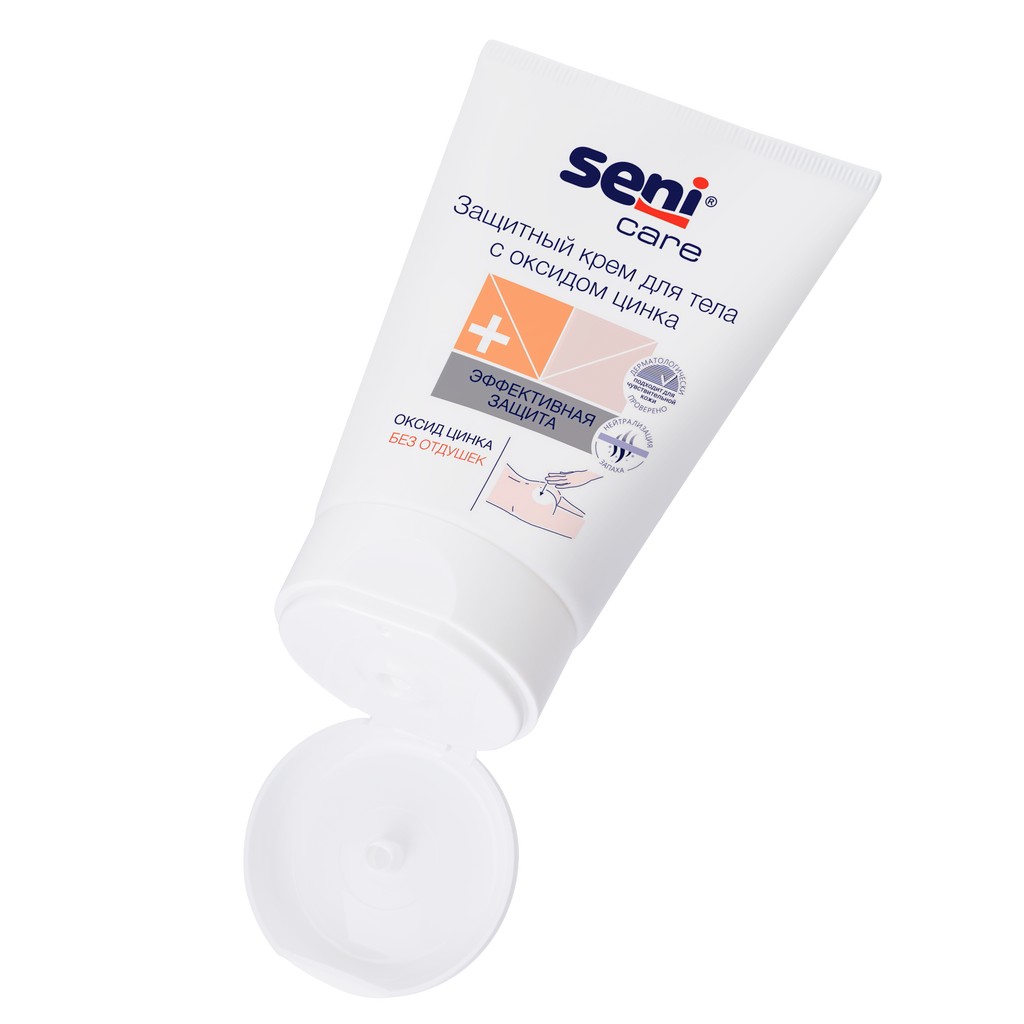 Seni Care Крем для тела защитный с оксидом цинка, крем для тела, 100 мл, 1 шт.