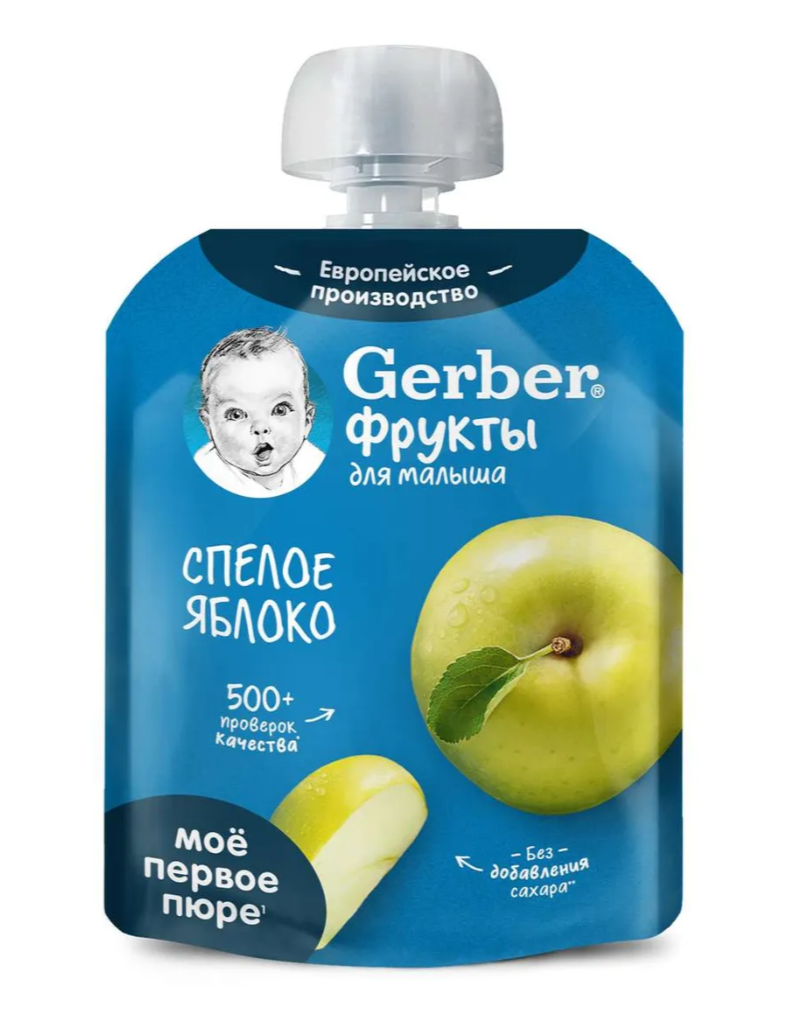 фото упаковки Gerber Пюре Спелое яблоко