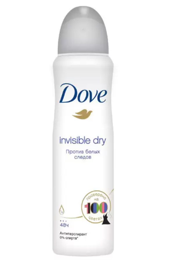фото упаковки Dove Дезодорант аэрозоль невидимый