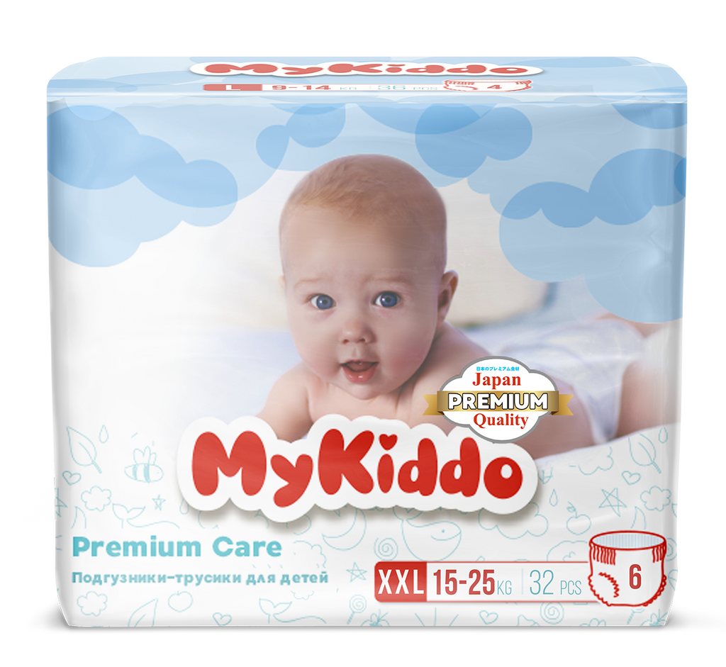фото упаковки MyKiddo Premium трусики-подгузники детские
