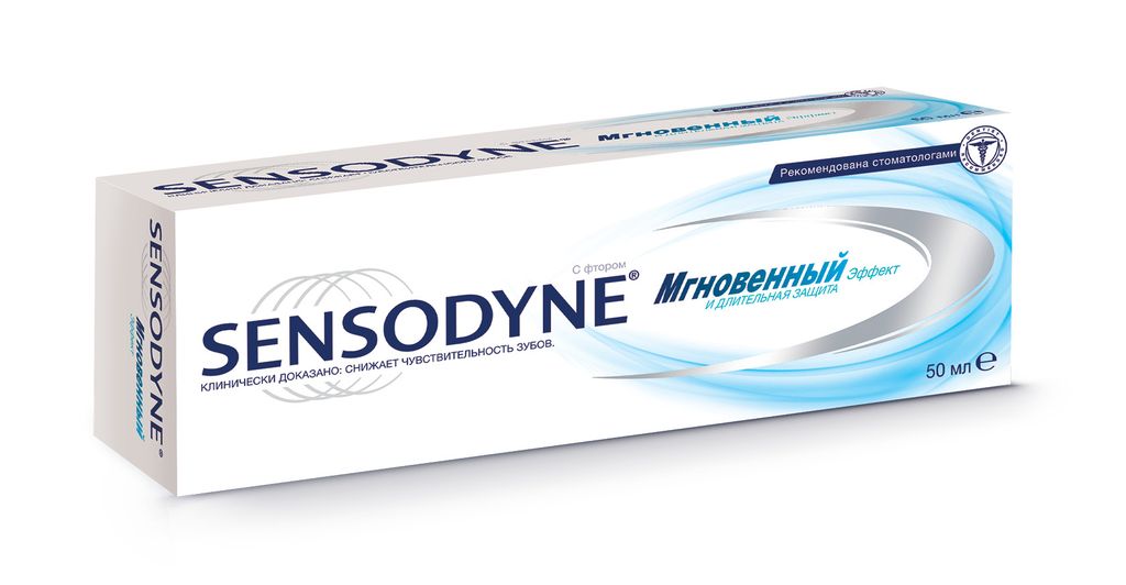 фото упаковки Зубная паста Sensodyne Мгновенный Эффект