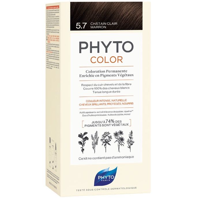 фото упаковки Phytosolba PhytoColor Краска 5.7 светлый каштан