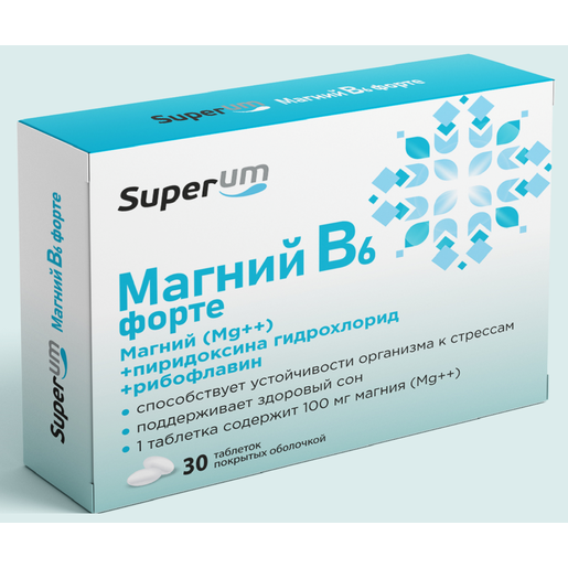 фото упаковки Superum Магний B6 форте