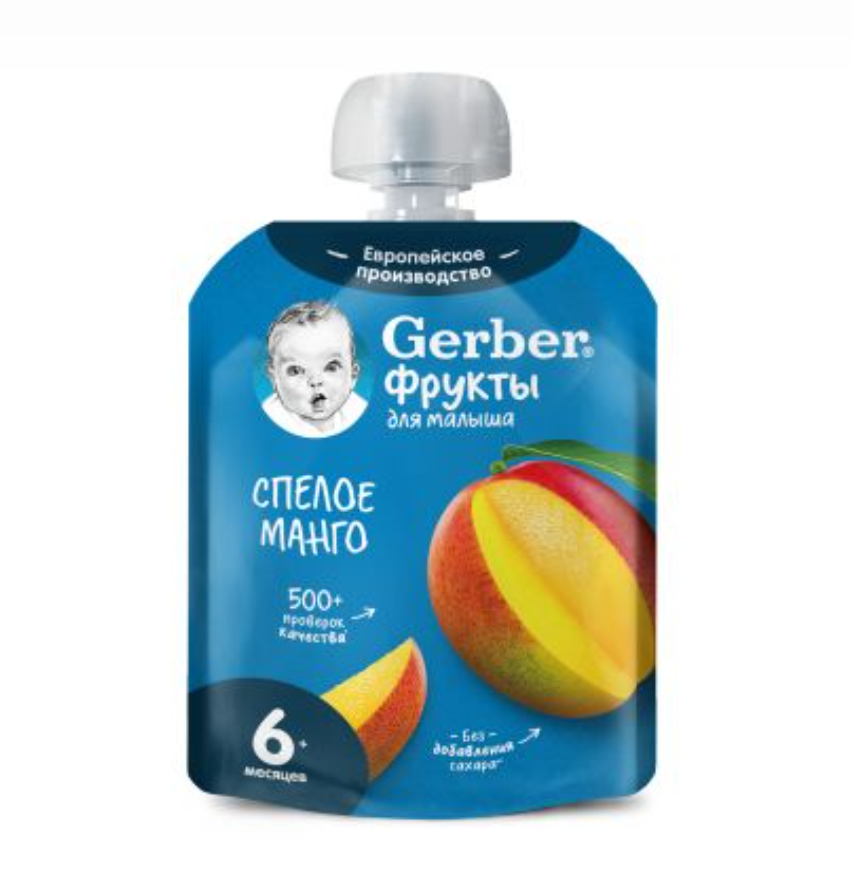 фото упаковки Gerber Пюре Спелое манго