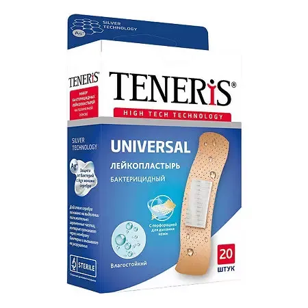 фото упаковки Teneris Universal лейкопластырь бактерицидный