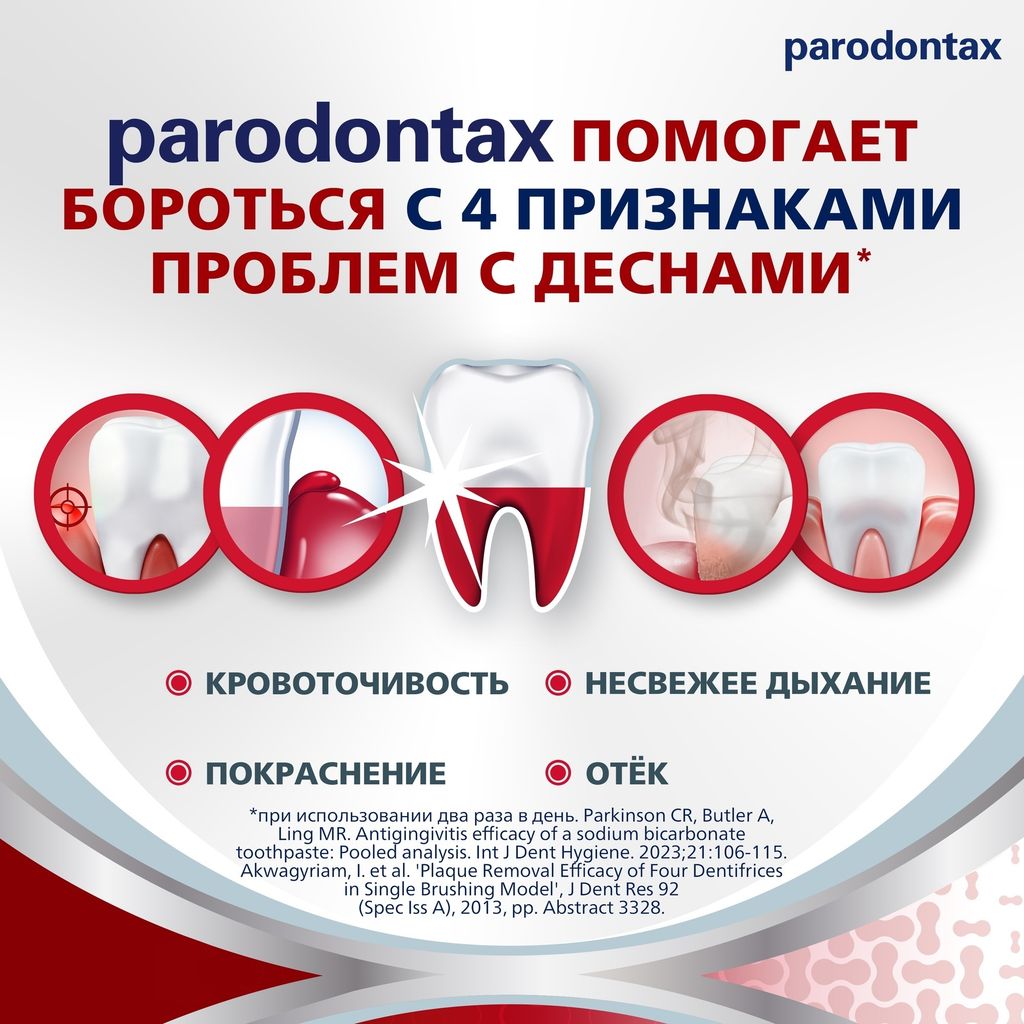 Parodontax Комплексная защита Отбеливающая зубная паста, паста зубная, 75 мл, 1 шт.