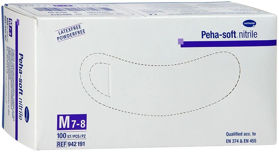 фото упаковки Peha-soft Перчатки медицинские нитриловые неопудренные