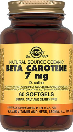 фото упаковки Solgar Бета каротин 7 мг
