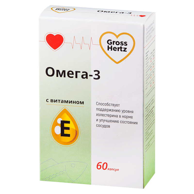 фото упаковки Гроссхертц Омега-3 с витамином Е