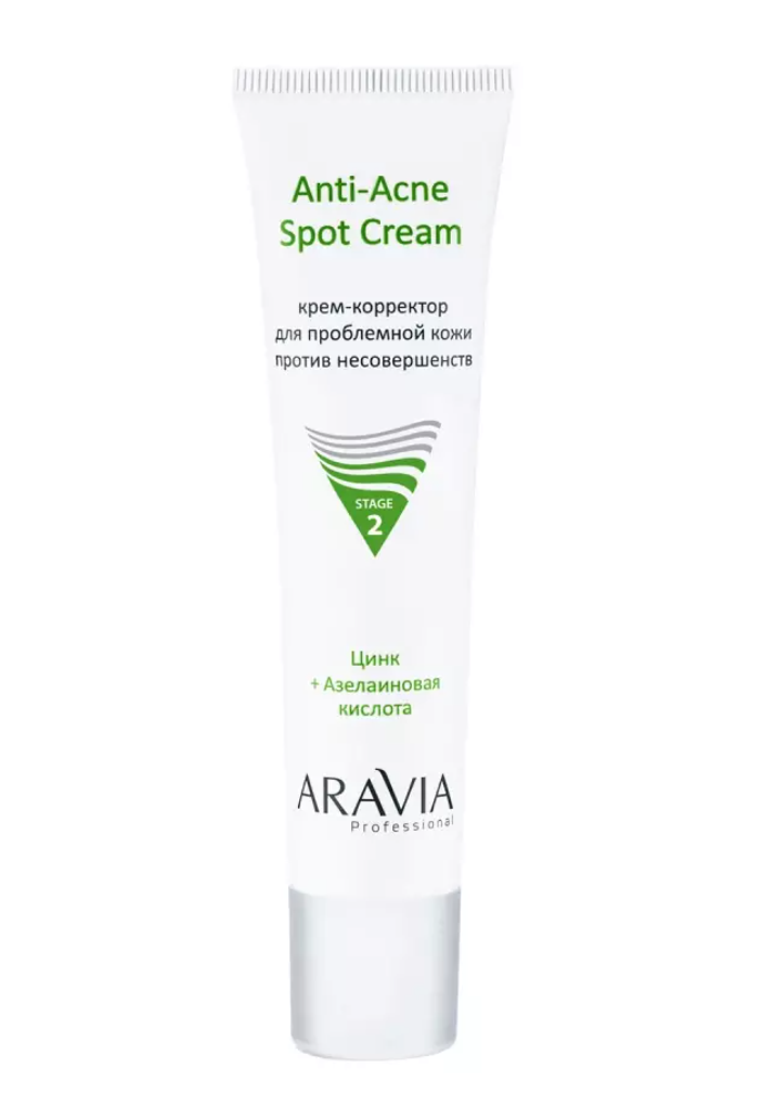 фото упаковки Aravia Professional Anti-Acne Spot Cream крем-корректор против несовершенств
