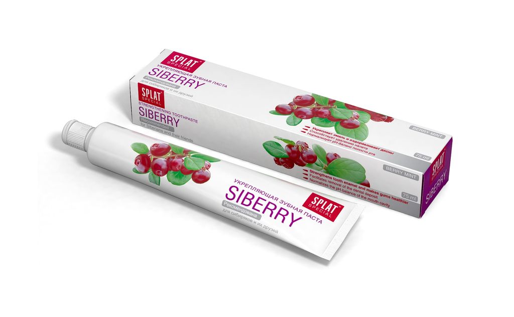 фото упаковки Splat Special Зубная паста Siberry