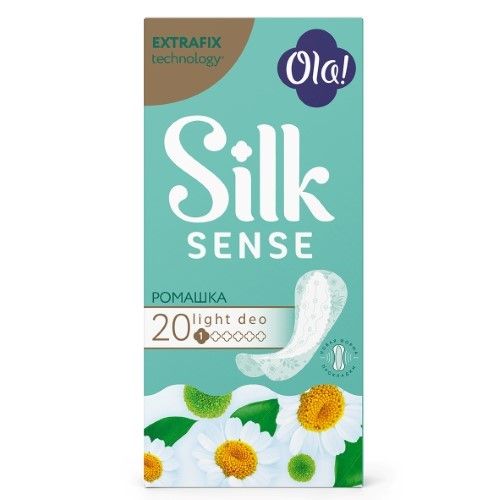 фото упаковки Ola! silk sense Прокладки ежедневные light deo мультиформ