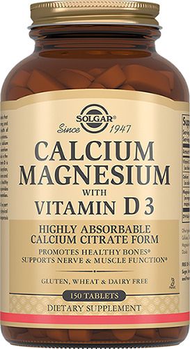 фото упаковки Solgar Кальций-Магний с витамином D3