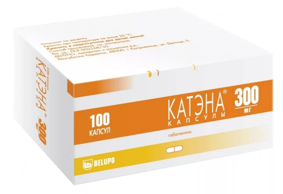 Катэна, 300 мг, капсулы, 100 шт. купить по цене от 1027 руб в Москве, заказать с доставкой в аптеку, инструкция по применению, отзывы, аналоги, BELUPO